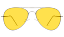 DayMax Aviator Glasses Blue Light Filter Glasses - Yellow Lens BlockBlueLight 