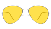 DayMax Aviator Glasses Blue Light Filter Glasses - Yellow Lens BlockBlueLight 