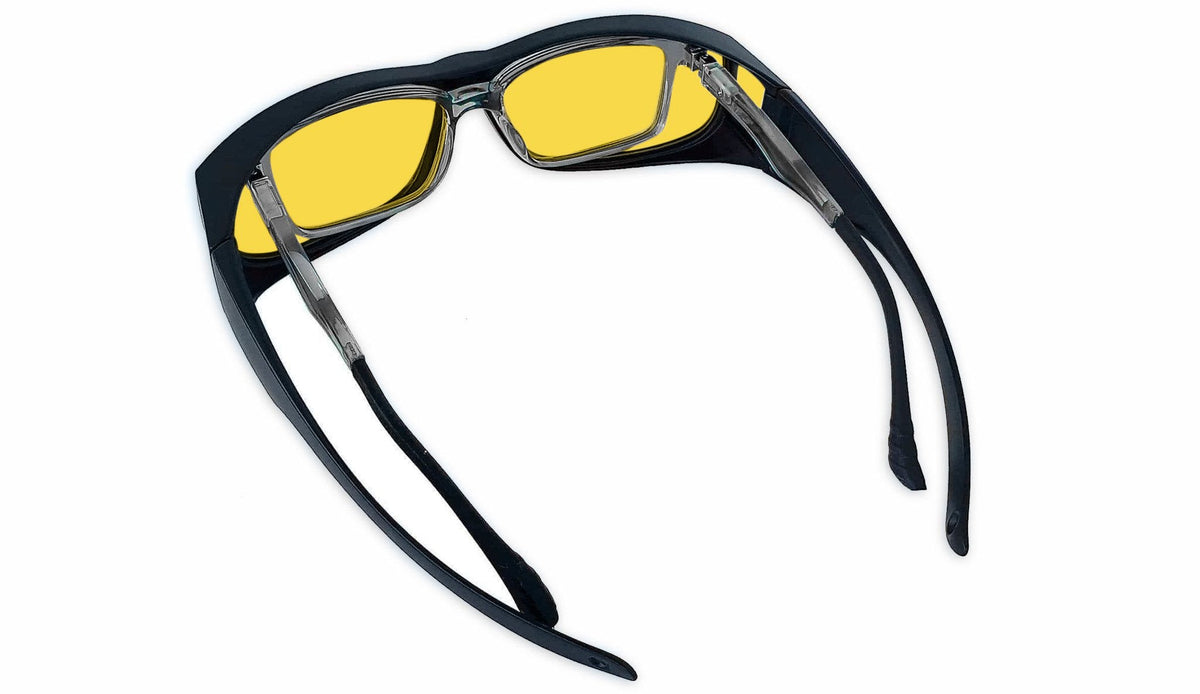 DayMax Fitover Glasses Blue Light Filter Glasses - Yellow Lens BlockBlueLight