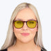 DayMax Taylor Glasses - Tortoise Blue Light Filter Glasses - Yellow Lens BlockBlueLight 