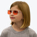 Kids NightFall Wayfarer Blue Blocking Glasses - Crystal Blue Light Blocking Glasses - Red Lens BlockBlueLight