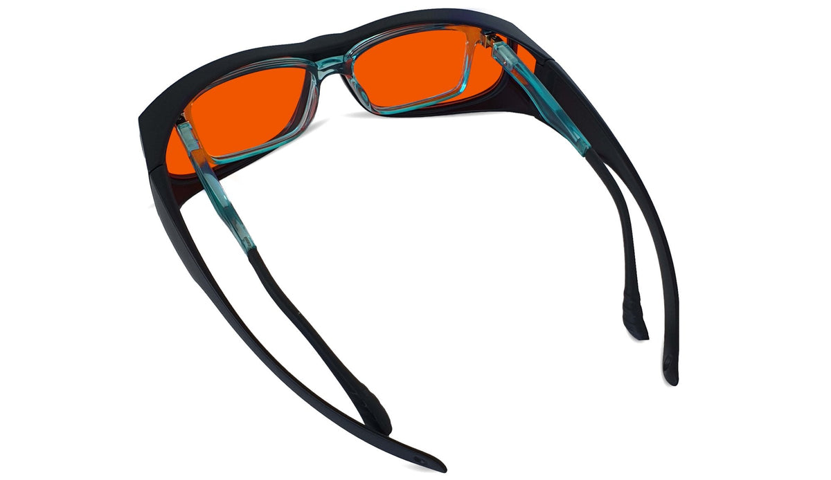 NightFall Premium FITOVER Blue Blocking Glasses Blue Light Blocking Glasses - Red Lens BlockBlueLight