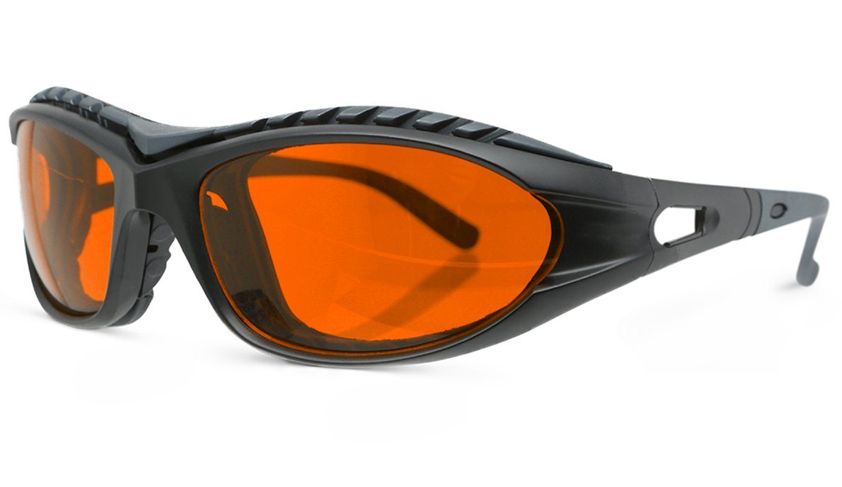 NightFall Wrap Blue Blocking Glasses Blue Light Blocking Glasses - Red Lens BlockBlueLight