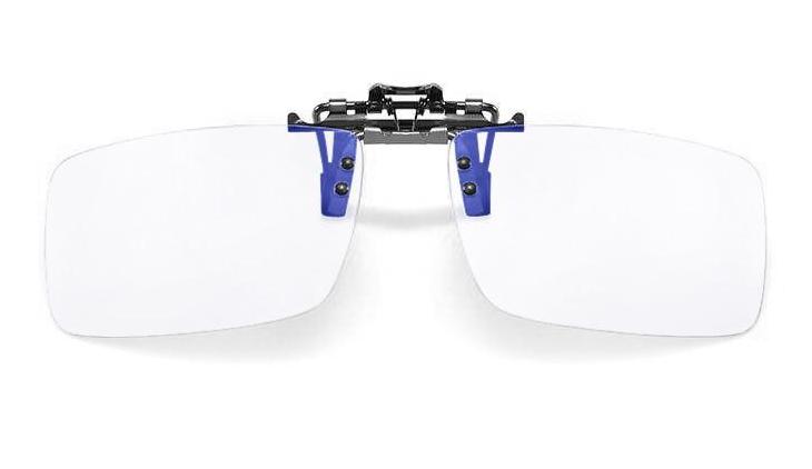 ScreenTime Clip-on Computer Glasses Blue Light Filter Computer Glasses - Clear Lens BlockBlueLight 