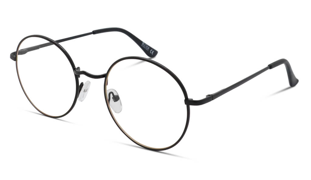 ScreenTime Elton Computer Glasses - Black Blue Light Filter Computer Glasses - Clear Lens BlockBlueLight