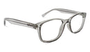 ScreenTime Wayfarer Computer Glasses - Pearl Grey Blue Light Filter Computer Glasses - Clear Lens BlockBlueLight