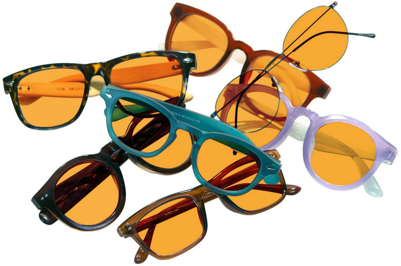 Custom SunDown Blue Blocking Glasses - Readers