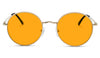 SunDown Elton Blue Blocking Glasses - Gold - Prescription