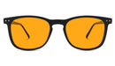 BlockBlueLight Blue Light Blocking Glasses - Amber Lens SunDown Taylor Blue Blocking Glasses - Black