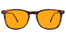 BlockBlueLight Blue Light Blocking Glasses - Amber Lens SunDown Taylor Blue Blocking Glasses - Tortoise