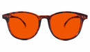 BlockBlueLight Blue Light Blocking Glasses - Red Lens NightFall Billie Blue Blocking Glasses - Tortoise