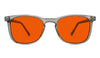 Nightfall Taylor Blue Blocking Glasses - Pearl Grey - Readers