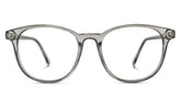 BlockBlueLight Blue Light Filter Computer Glasses - Clear Lens ScreenTime Billie Computer Glasses - Pearl Grey
