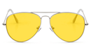 BlockBlueLight Blue Light Filter Glasses - Yellow Lens DayMax Aviator Glasses