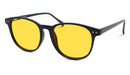 BlockBlueLight Blue Light Filter Glasses - Yellow Lens DayMax Billie Glasses - Matt Black