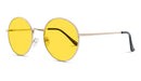 BlockBlueLight Blue Light Filter Glasses - Yellow Lens DayMax Elton Glasses - Gold