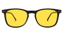 BlockBlueLight Blue Light Filter Glasses - Yellow Lens DayMax Taylor Glasses - Black