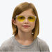 BlockBlueLight Blue Light Filter Glasses - Yellow Lens Kids DayMax Wayfarer Glasses - Crystal