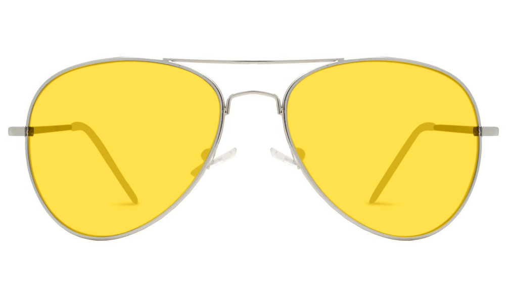 DayMax Aviator Glasses Blue Light Filter Glasses - Yellow Lens BlockBlueLight 