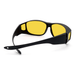 DayMax Fitover Glasses Blue Light Filter Glasses - Yellow Lens BlockBlueLight 