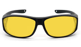 DayMax Fitover Glasses Blue Light Filter Glasses - Yellow Lens BlockBlueLight 