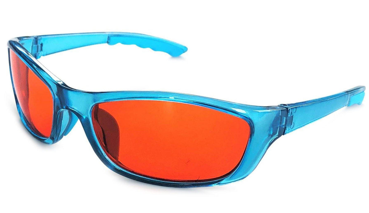 Kids NightFall Wrap Blue Blocking Glasses - Blue Blue Light Blocking Glasses - Red Lens BlockBlueLight 