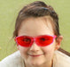 Kids NightFall Wrap Blue Blocking Glasses - Pink Blue Light Blocking Glasses - Red Lens BlockBlueLight 