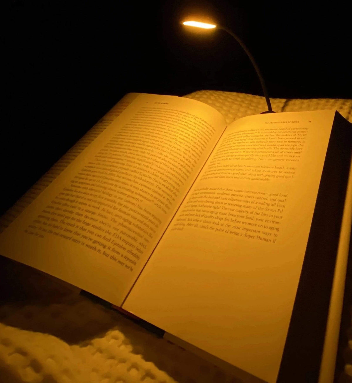 NoBlue Amber Book Light Book Lights BlockBlueLight 