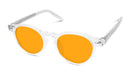 SunDown Oscar Blue Blocking Glasses - Crystal - Readers