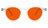 NightFall Oscar Blue Blocking Glasses - Crystal - Prescription