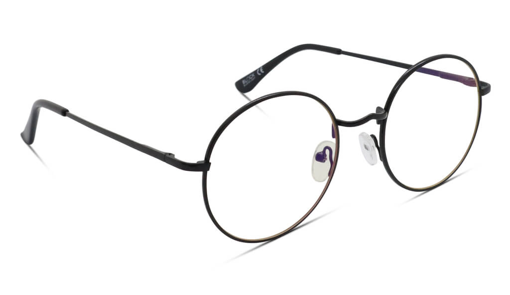 ScreenTime Elton Computer Glasses - Black Blue Light Filter Computer Glasses - Clear Lens BlockBlueLight 