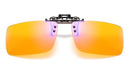 SunDown Clip-on Blue Blocking Glasses Blue Light Blocking Glasses - Amber Lens BlockBlueLight 