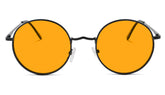 SunDown Elton Blue Blocking Glasses - Black Blue Light Blocking Glasses - Amber Lens BlockBlueLight 