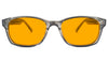 SunDown Wayfarer Blue Blocking Glasses-Pearl Grey